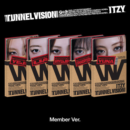[PRE-ORDER] ITZY - 11th Mini Album 'TUNNEL VISION' (Member Ver.) + Apple Music Photocard POB