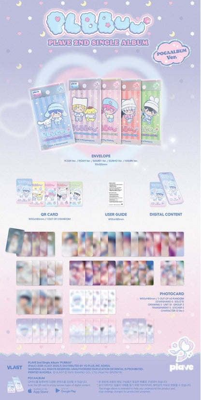 [PRE-ORDER] PLAVE - 2nd Single Album 'PLBBUU' (POCAALBUM ver.)