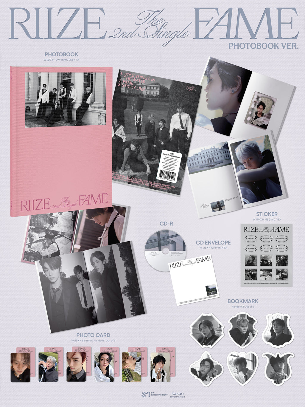RIIZE - 2nd Single 'Fame' (Photobook ver.)