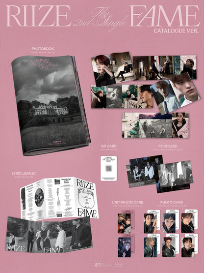 RIIZE - 2nd Single 'Fame' (Catalogue ver.) (SMARTALBUM)