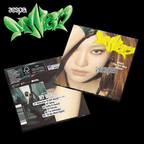 aespa - 3rd Mini-Album ‘MY WORLD' (Poster Version)