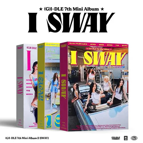 (G)I-DLE - 7th Mini-Album 'I SWAY' + Apple Music POB Photocard Set