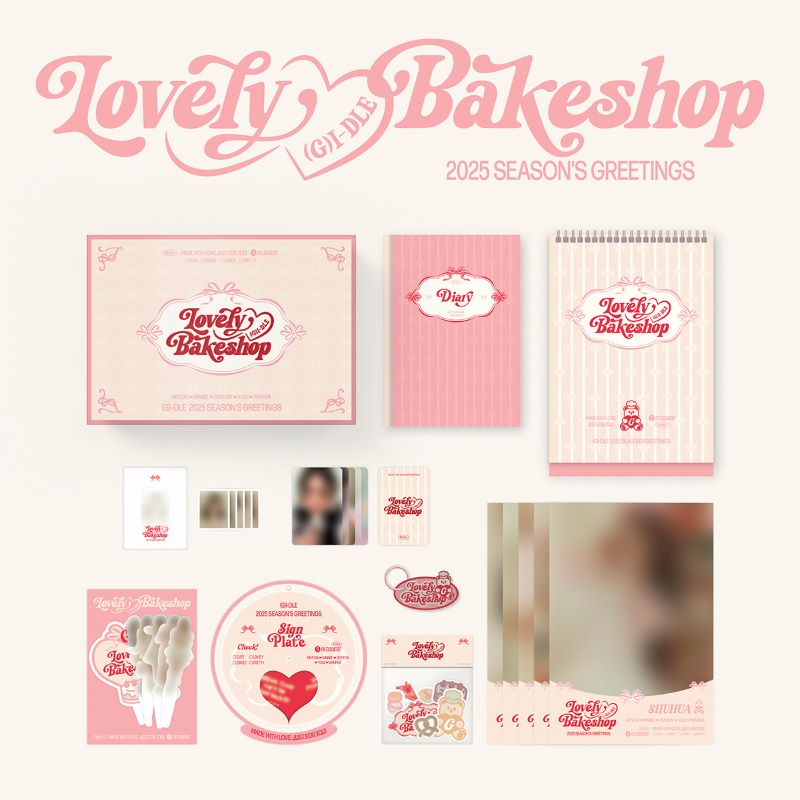 [PRE-ORDER] (G)I-DLE - 2025 Season's Greetings 'Lovely Bakeshop' + Withmuu POB Photocard