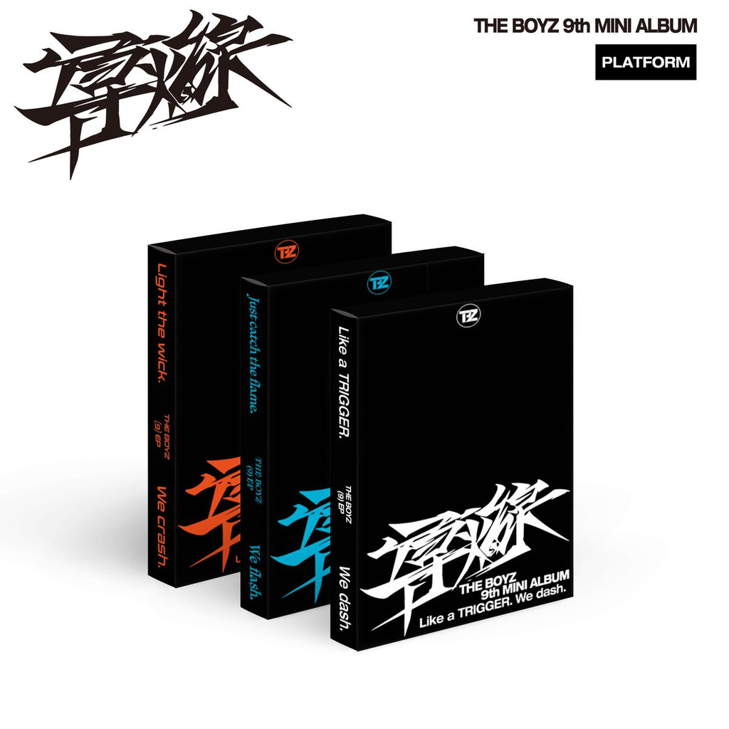 [FINAL SALE] THE BOYZ - 9th Mini-Album 'TRIGGER / 導火線 (도화선)' (Platform Version)