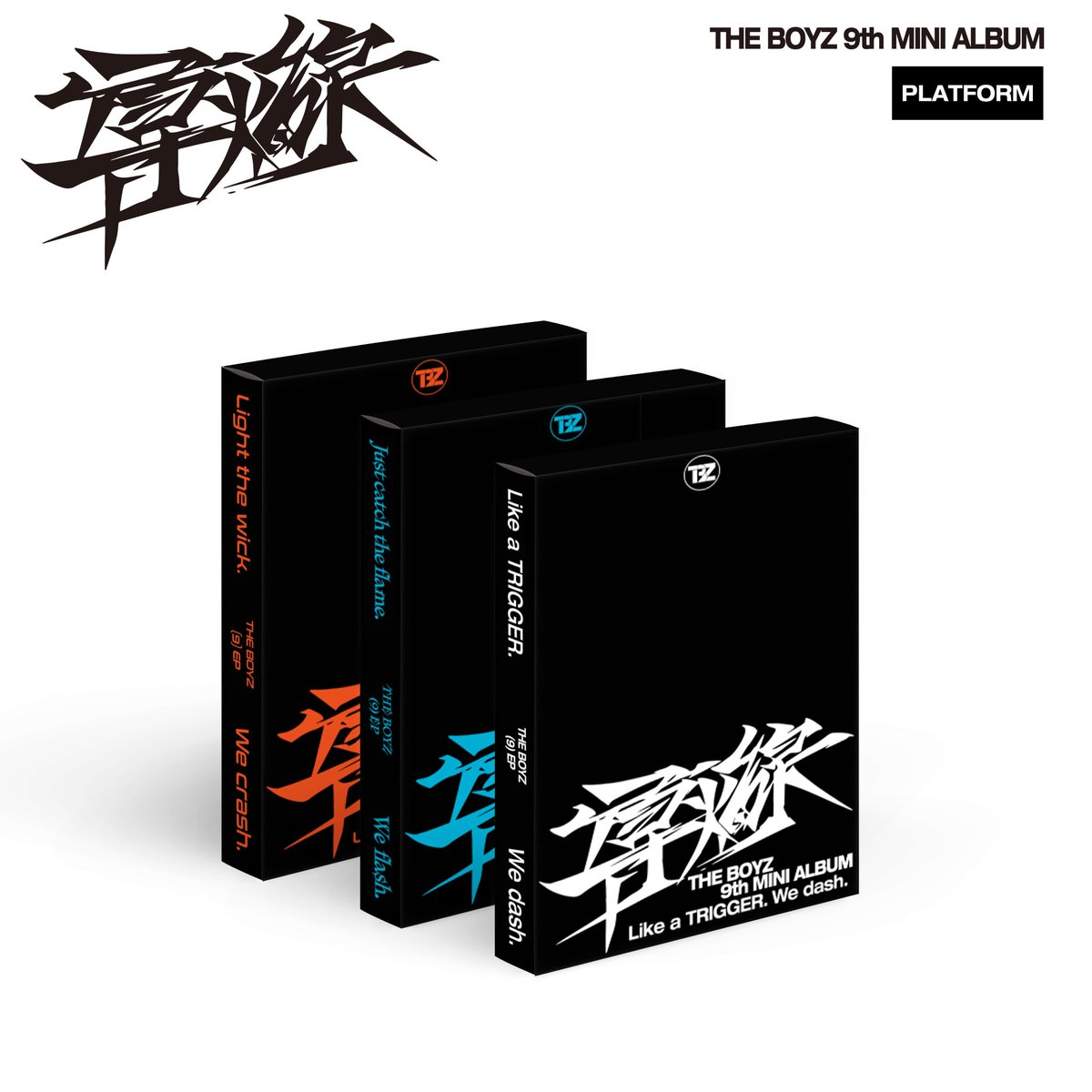 [FINAL SALE] THE BOYZ - 9th Mini-Album 'TRIGGER / 導火線 (도화선)' (Platform Version)