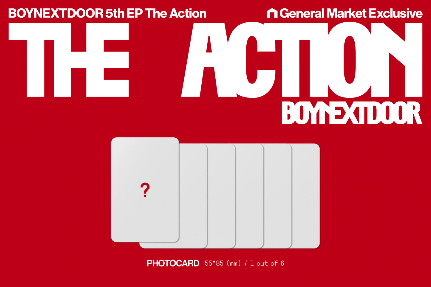 [PRE-ORDER] BOYNEXTDOOR - 5th EP 'The Action' (Standard ver.) (hello82 [POP-UP Excl.])