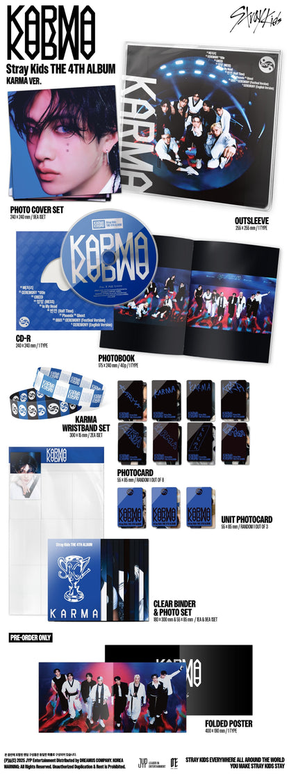 STRAY KIDS - 4th Full Album 'KARMA' (KARMA ver.)(LIMITED ver.) + SOUNDWAVE POB