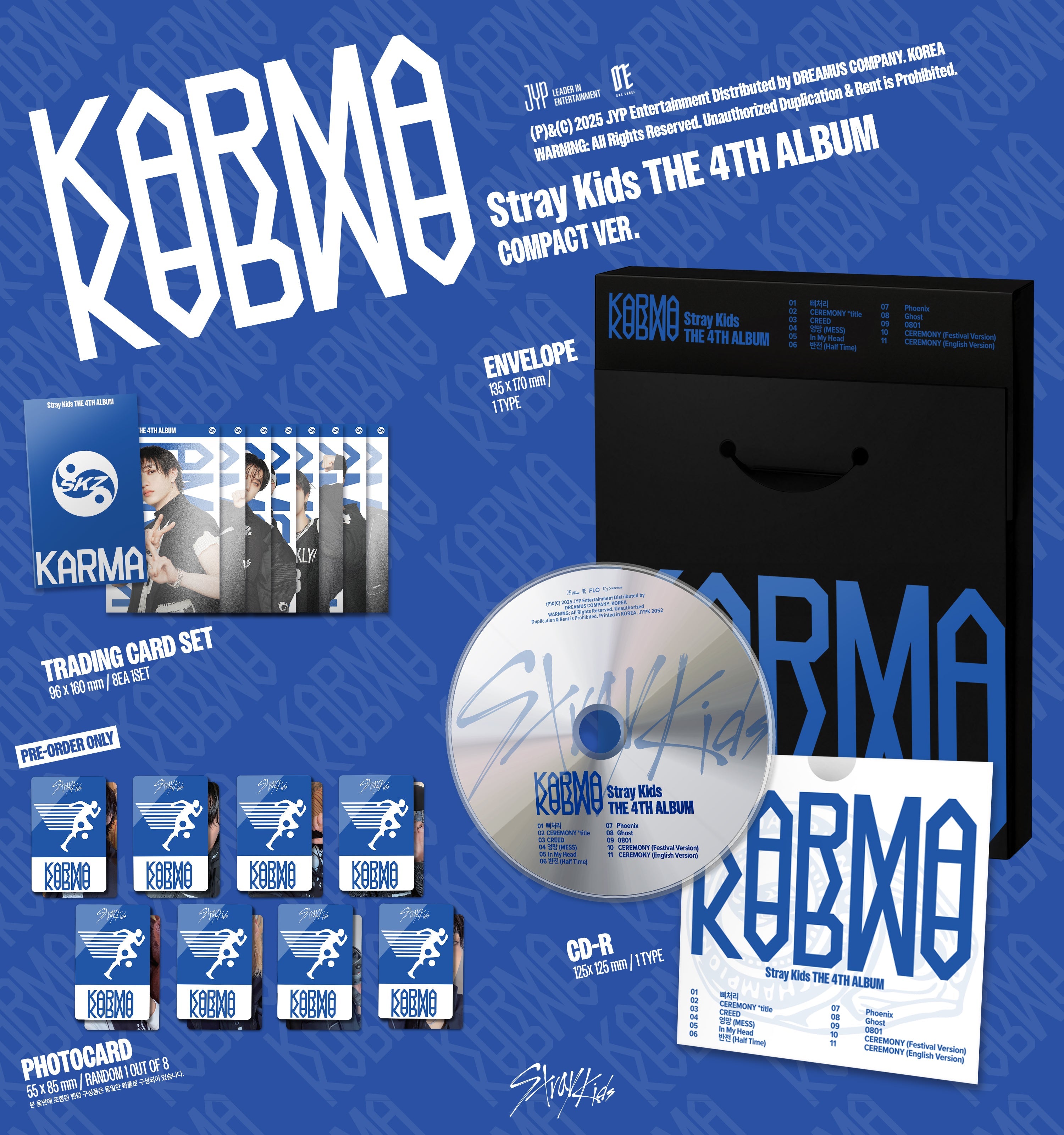 STRAY KIDS - 4th Full Album 'KARMA' (COMPACT ver.)