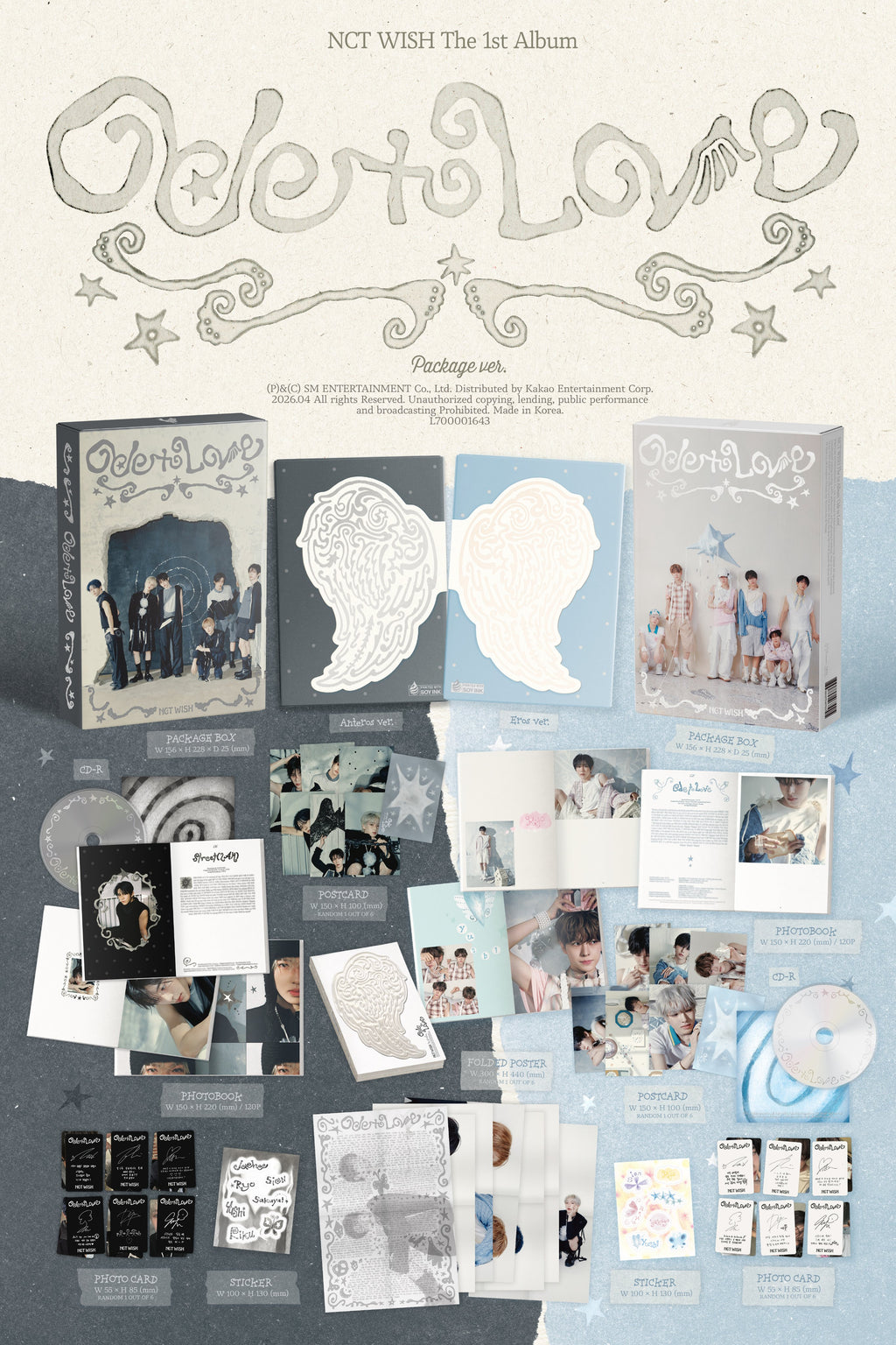 NCT WISH - 1st Album 'Ode to Love' (Package Ver.)