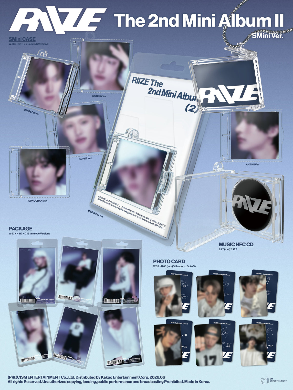 RIIZE - 2nd Mini Album 'II' (SMINI ver.)
