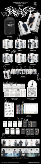 ALPHA DRIVE ONE - 2nd Mini Album 'UNBREAKABLE : 少年BEAST' (Hissing Ver.) + Kpop2gether POB