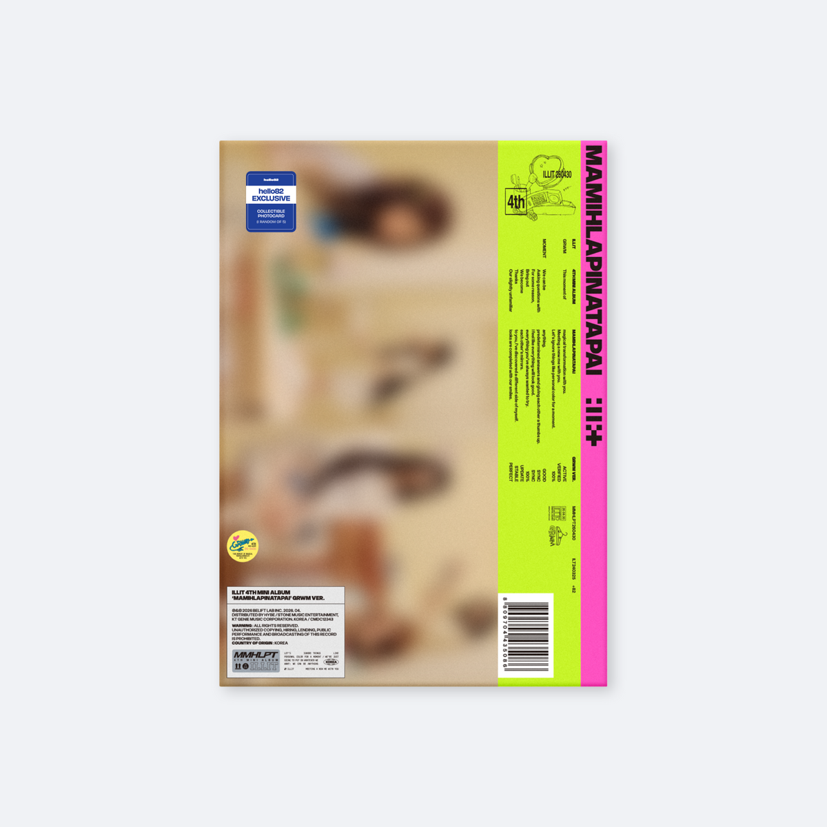 ILLIT - 4th Mini Album 'MAMIHLAPINATAPAI' (hello82 Exclusive)
