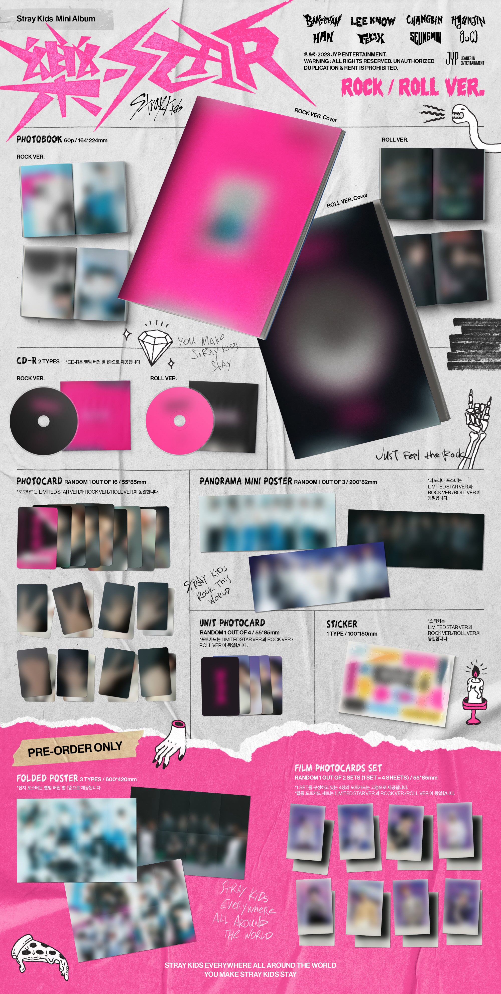 Stray Kids - Mini-Album '樂-STAR (ROCK STAR)' (Standard Version)
