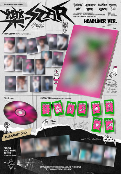 Stray Kids - Mini-Album '樂-STAR (ROCK STAR)' (HEADLINER Version)