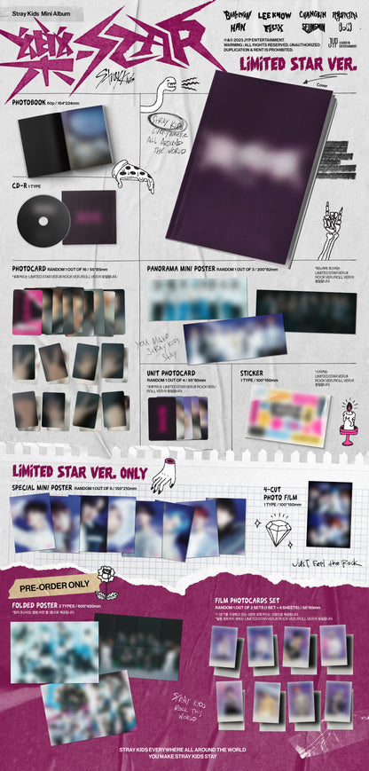 Stray Kids - Mini-Album '樂-STAR (ROCK STAR)' (LIMITED STAR Version)