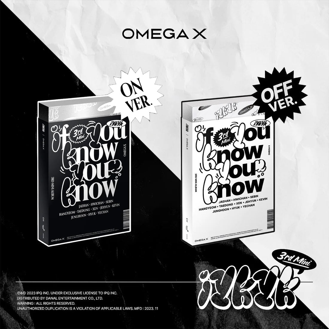 OMEGA X - 3rd Mini-Album ‘iykyk’