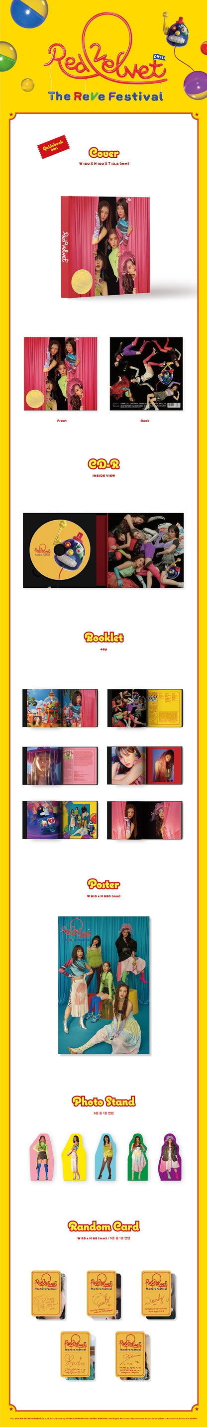 Red Velvet - 6th Mini-Album ‘The ReVe Festival Day 1’ (Guidebook Version)