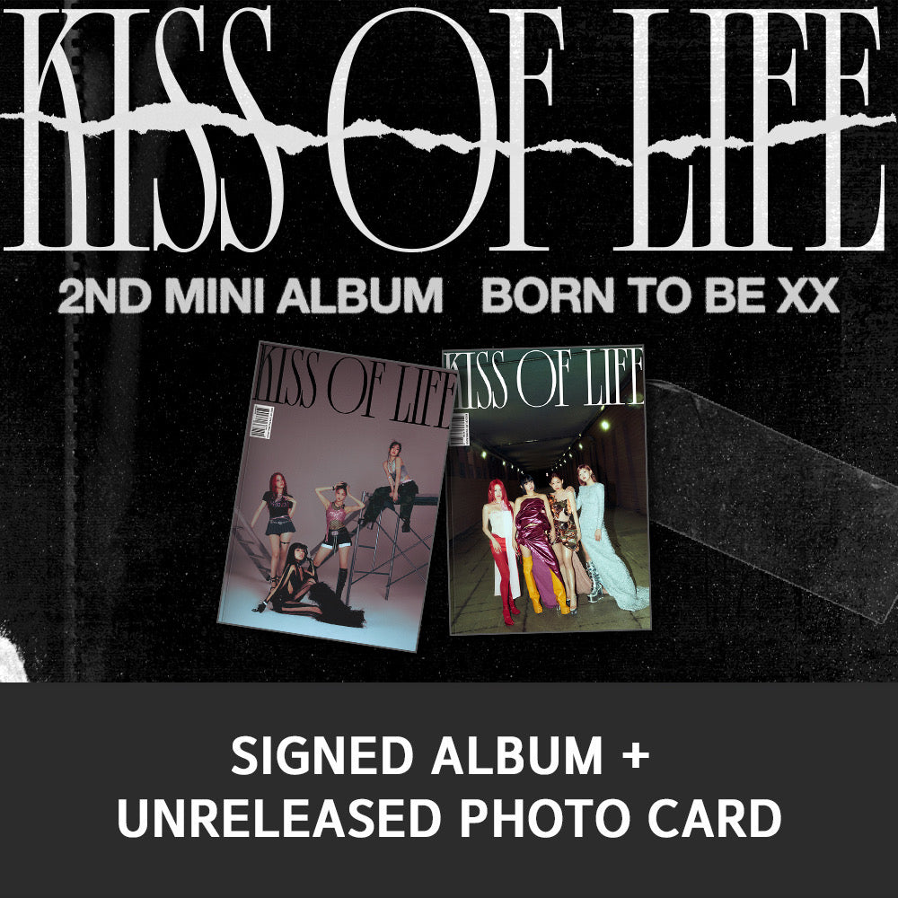 KISS OF LIFE - 2nd Mini-Album 'Born to be XX' [SIGNED ALBUM] (US Exclusive) (BAD Version)