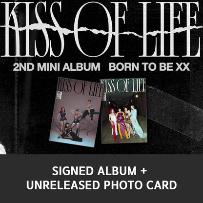 KISS OF LIFE - 2nd Mini-Album 'Born to be XX' [SIGNED ALBUM] (US Exclusive) (BAD Version)