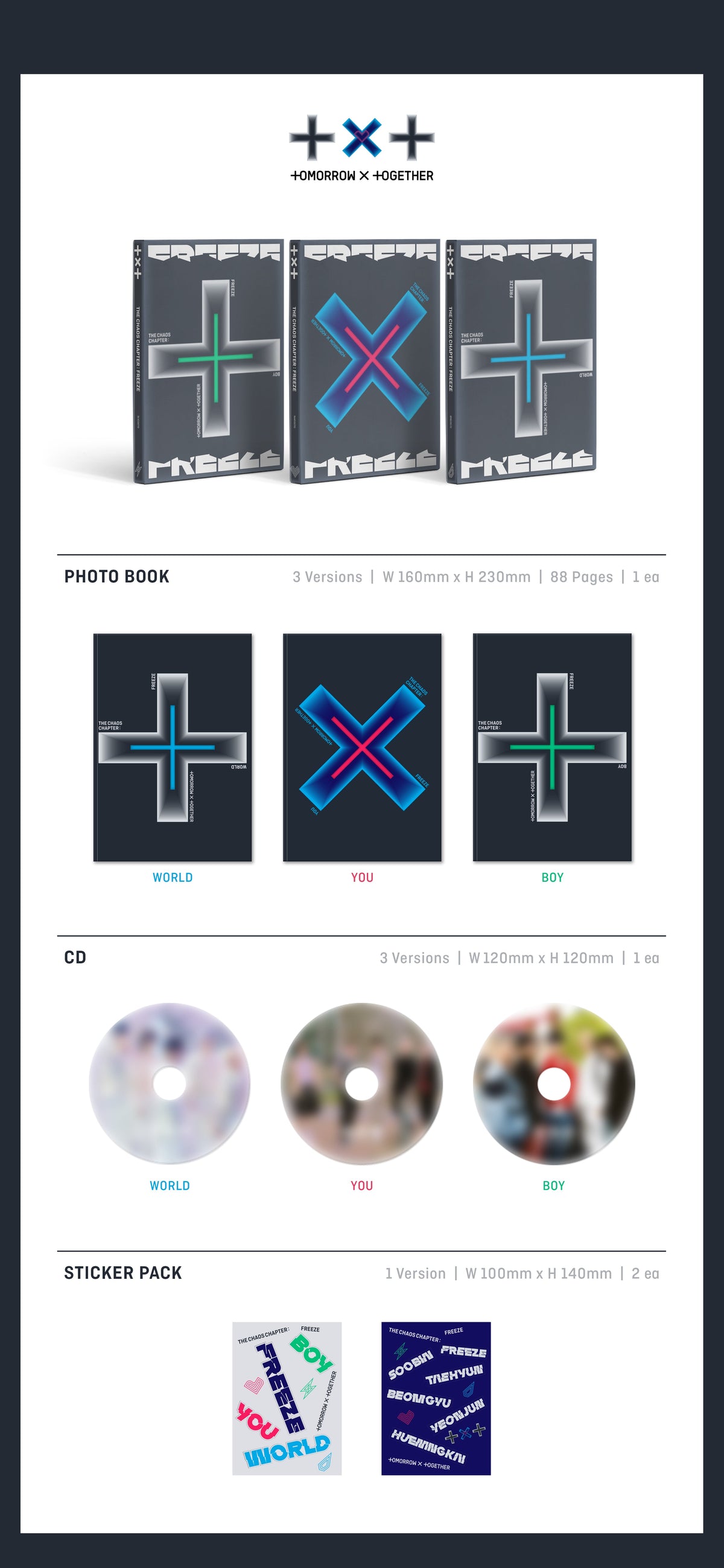 TXT - 2nd Album ‘THE CHAOS CHAPTER : FREEZE’