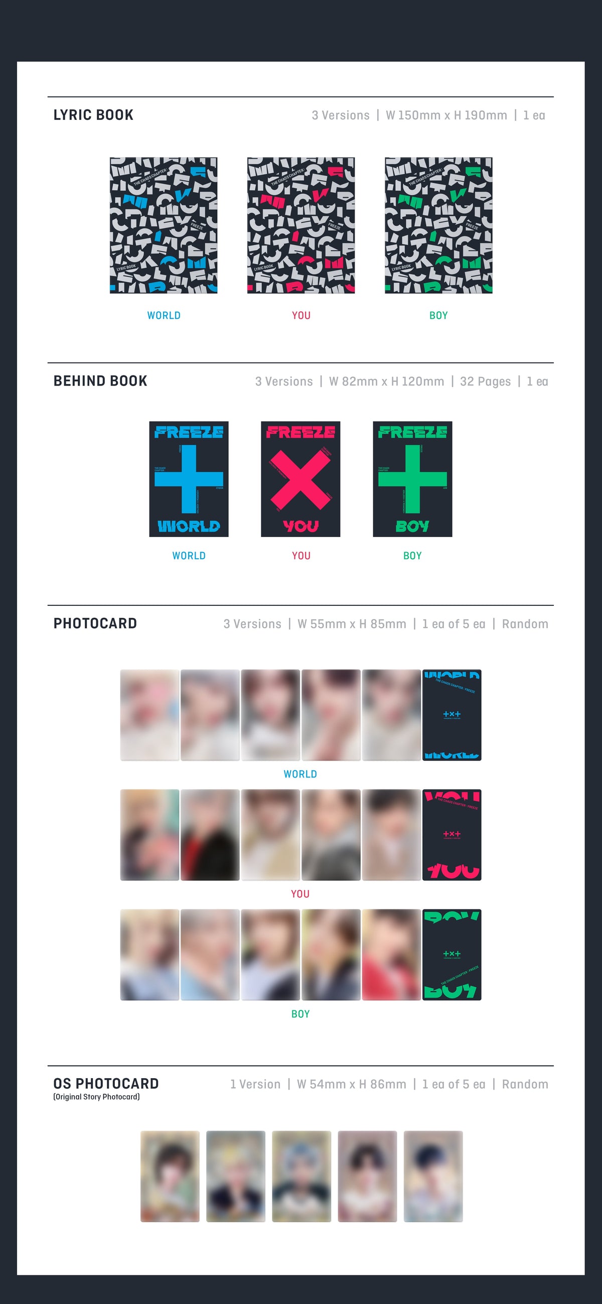 TXT - 2nd Album ‘THE CHAOS CHAPTER : FREEZE’