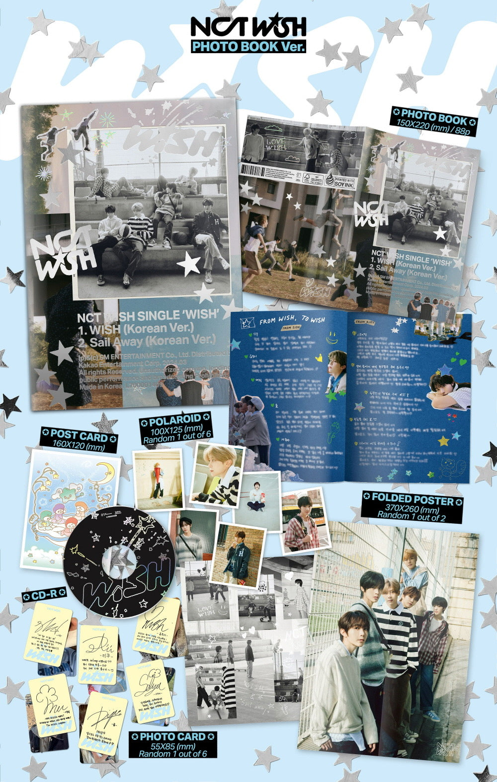 NCT WISH - Single 'WISH' (Photobook Version)