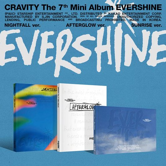 CRAVITY - 7th Mini-Album 'EVERSHINE' + POB Photocard