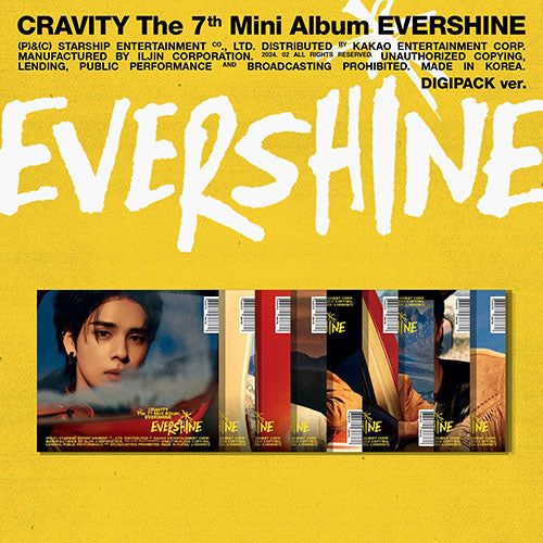 CRAVITY - 7th Mini-Album 'EVERSHINE' (Digipack Version)