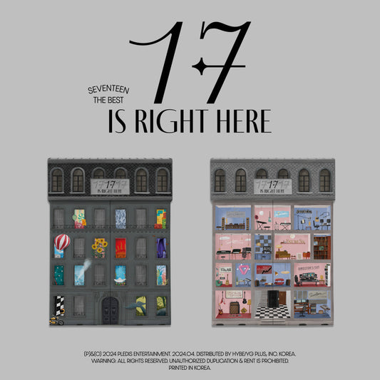 [PRE-ORDER] Seventeen - THE BEST ALBUM ‘17 IS RIGHT HERE’ + MUSICPLANT POB Photocard