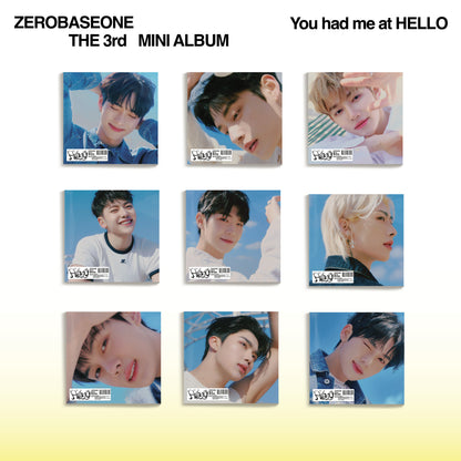 ZEROBASEONE - 3rd Mini-Album 'You had me at HELLO' (Digipack Version)