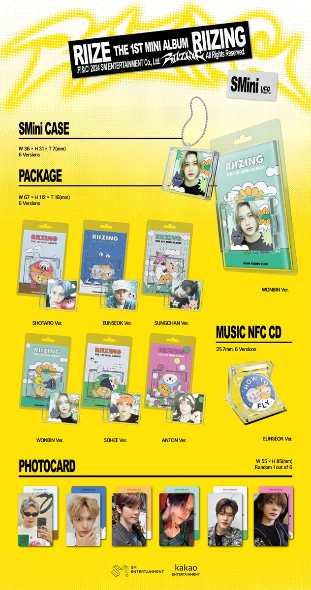 [FINAL SALE] RIIZE - 1st Mini-Album 'RIIZING' (SMini Version)