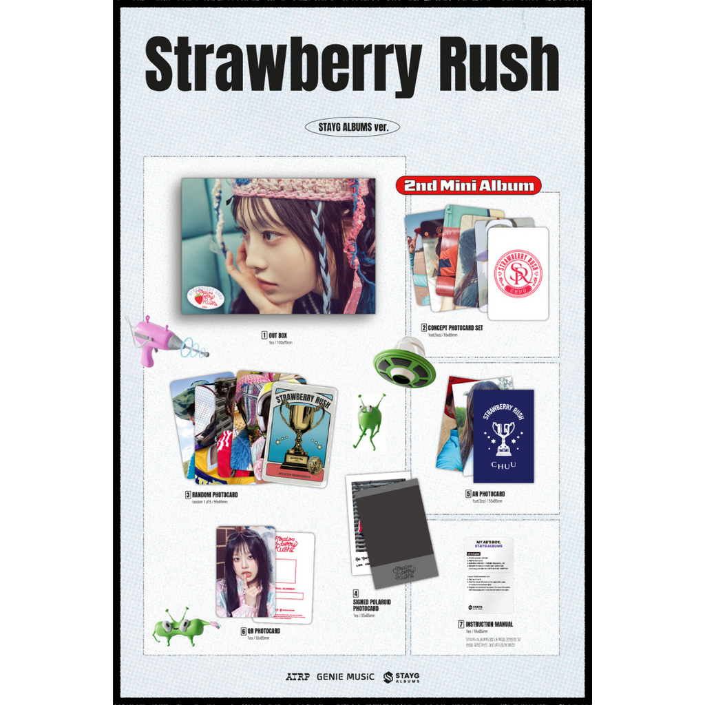 [FINAL SALE] CHUU - 2nd Mini-Album 'Strawberry Rush' (STAYG ALBUM Version)