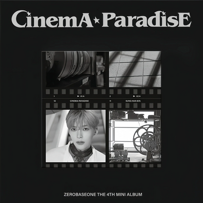 ZEROBASEONE - 4th Mini-Album 'CINEMA PARADISE' (Digipack Version) + Apple Music POB Photocard