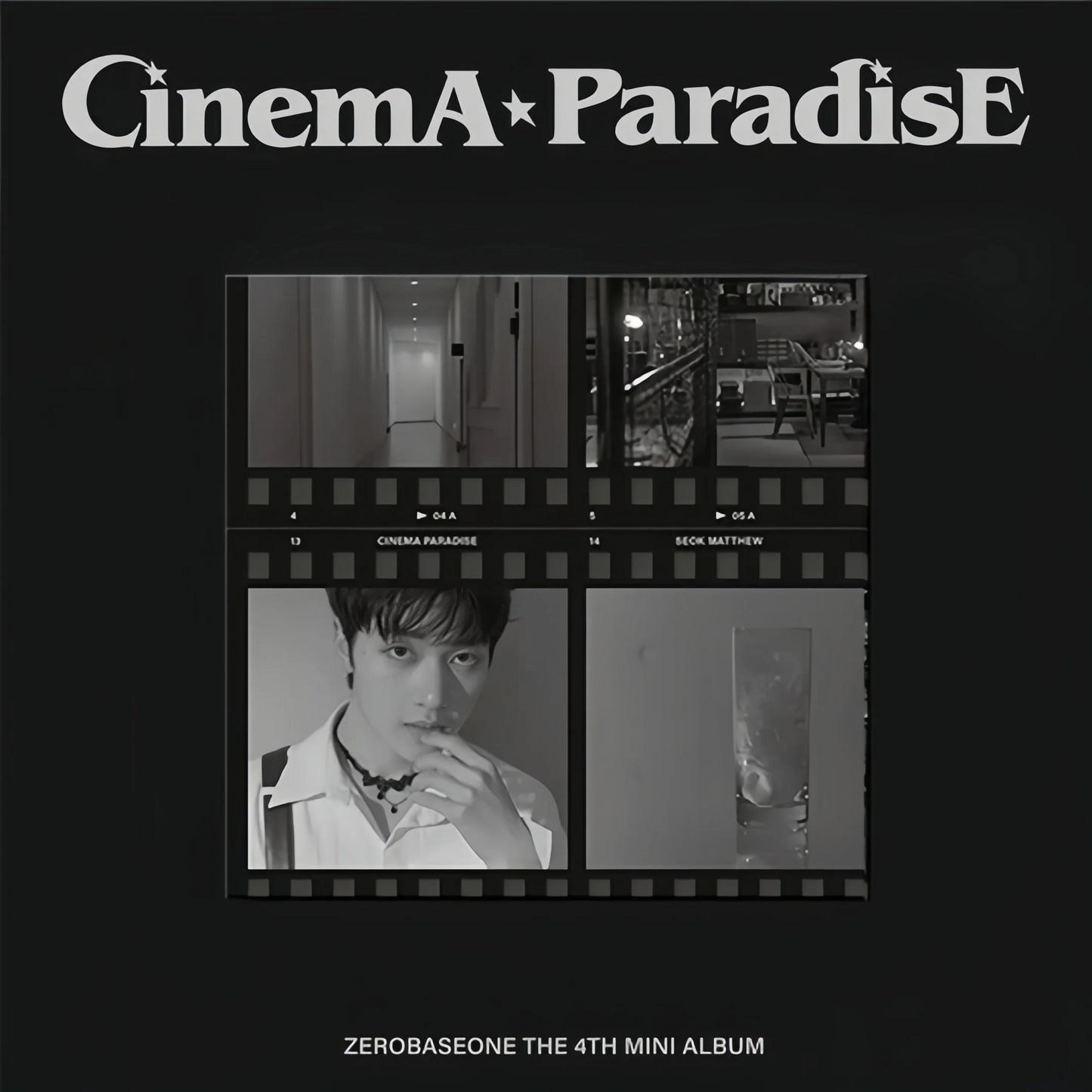 ZEROBASEONE - 4th Mini-Album 'CINEMA PARADISE' (Digipack Version) + Apple Music POB Photocard