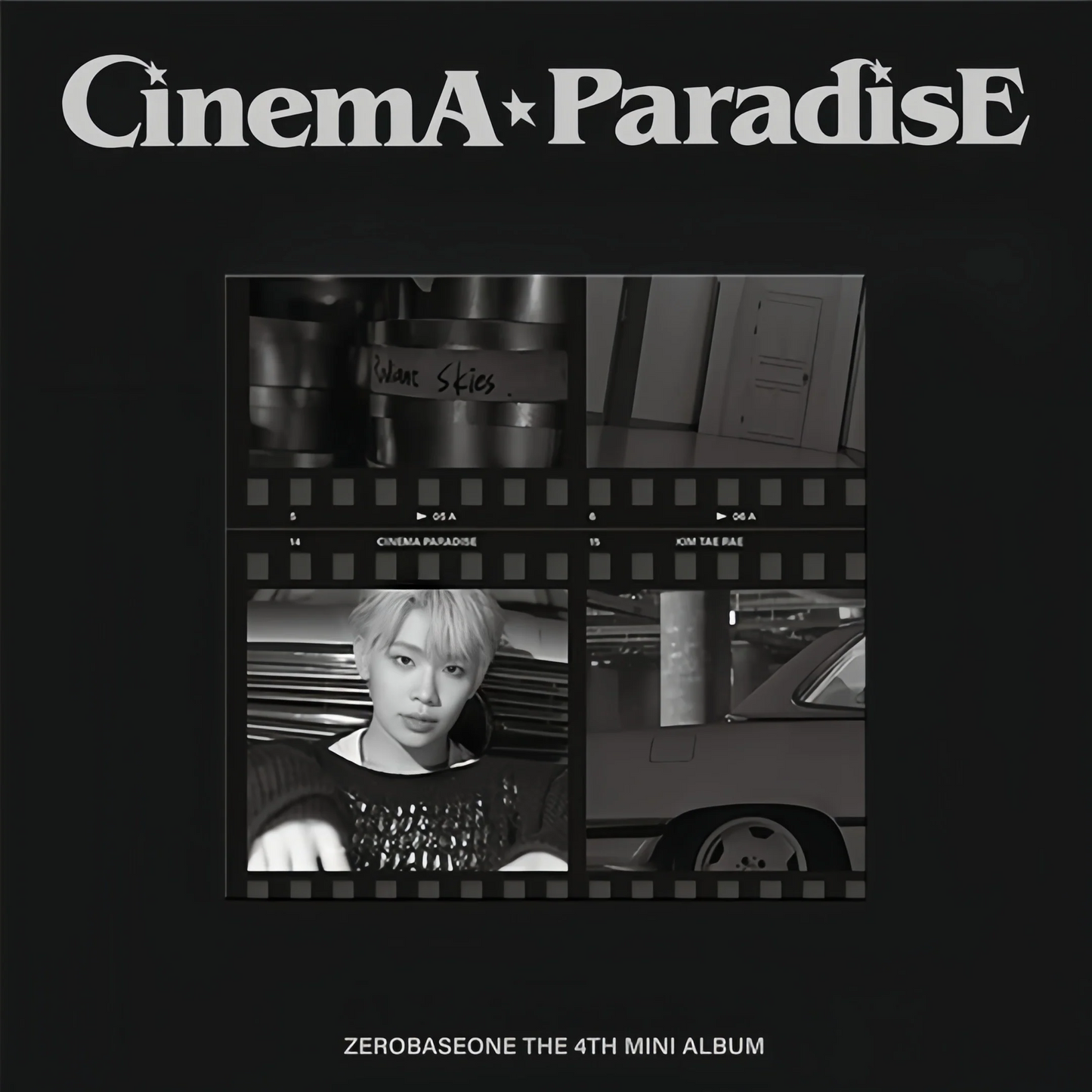 ZEROBASEONE - 4th Mini-Album 'CINEMA PARADISE' (Digipack Version) + Apple Music POB Photocard