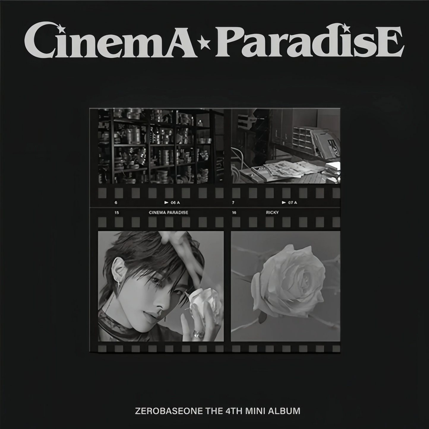 ZEROBASEONE - 4th Mini-Album 'CINEMA PARADISE' (Digipack Version) + Apple Music POB Photocard