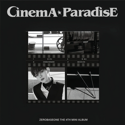 ZEROBASEONE - 4th Mini-Album 'CINEMA PARADISE' (Digipack Version) + Apple Music POB Photocard