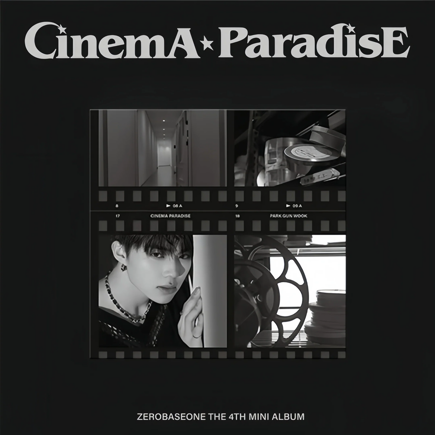 ZEROBASEONE - 4th Mini-Album 'CINEMA PARADISE' (Digipack Version) + Apple Music POB Photocard