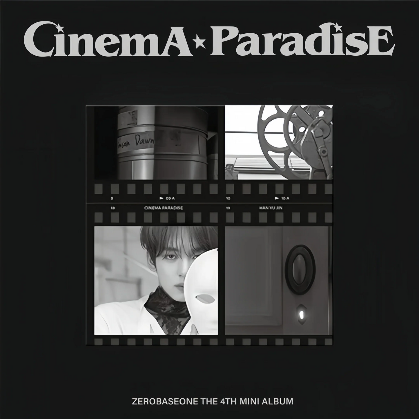 ZEROBASEONE - 4th Mini-Album 'CINEMA PARADISE' (Digipack Version) + Apple Music POB Photocard