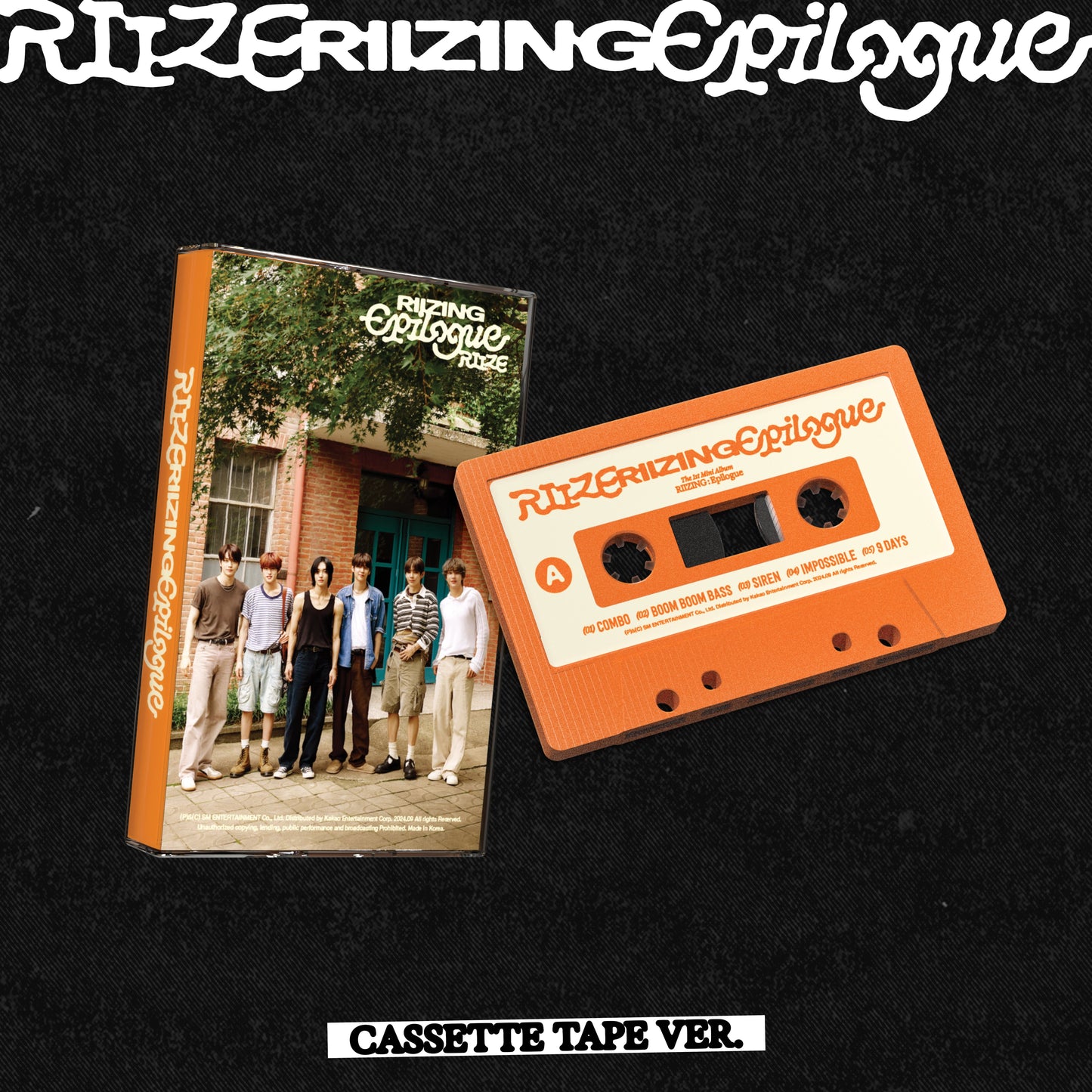 [PRE-ORDER] RIIZE - 1st Mini-Album 'RIIZING : Epilogue' (CASSETTE TAPE Version)