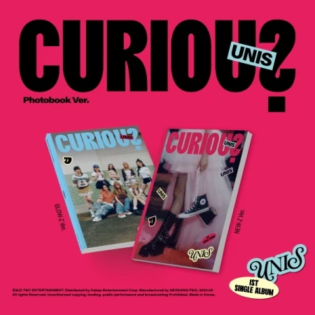 UNIS - 1st Single 'CURIOUS' (Photobook Version)