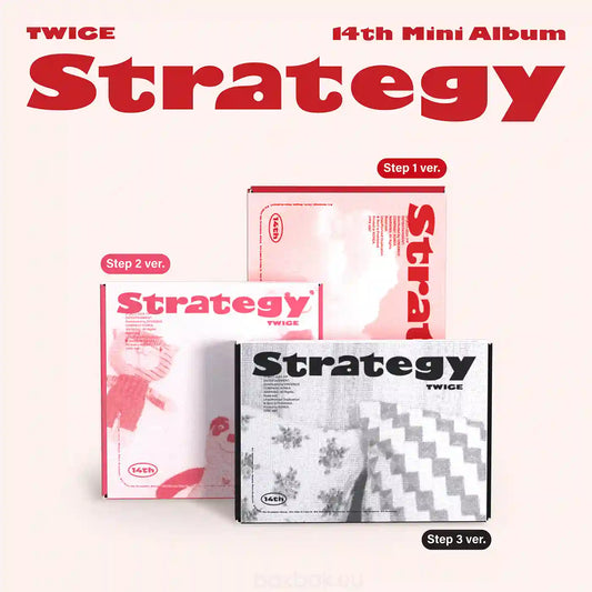 TWICE - 14th Mini-Album 'STRATEGY' (Standard Version) + Apple Music POB Photocard