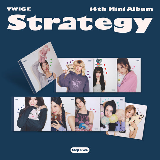 TWICE - 14th Mini-Album 'STRATEGY' (Step4 Version) + Apple Music POB Photocard