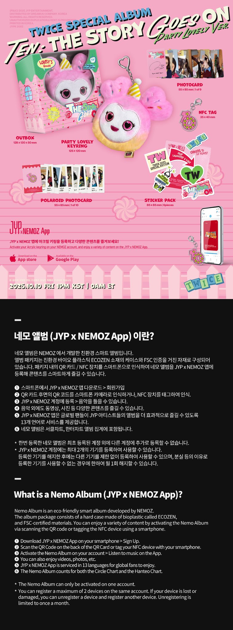 TWICE - TEN: The Story Goes On (Party Lovely ver.) – Kloud K-Pop Store