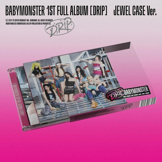 BABYMONSTER - 1st Full Album 'DRIP' (Jewel Case Version)