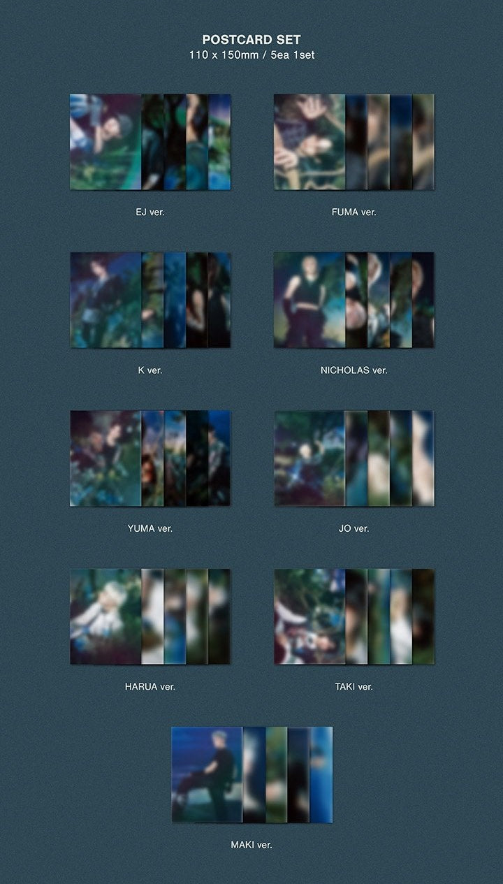 &TEAM - 1st Korean Mini Album 'Back to Life' (ROAR ver.) + Apple Music Postcard POB