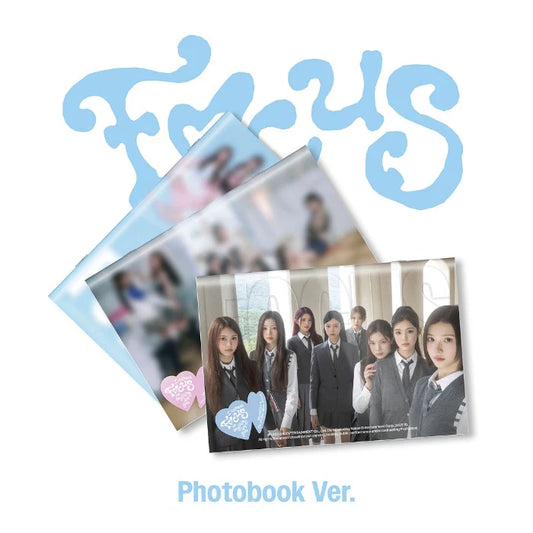 [PRE-ORDER] Hearts2Hearts - 1st Mini Album 'FOCUS' (Photobook Ver.) + Apple Music Photocard POB