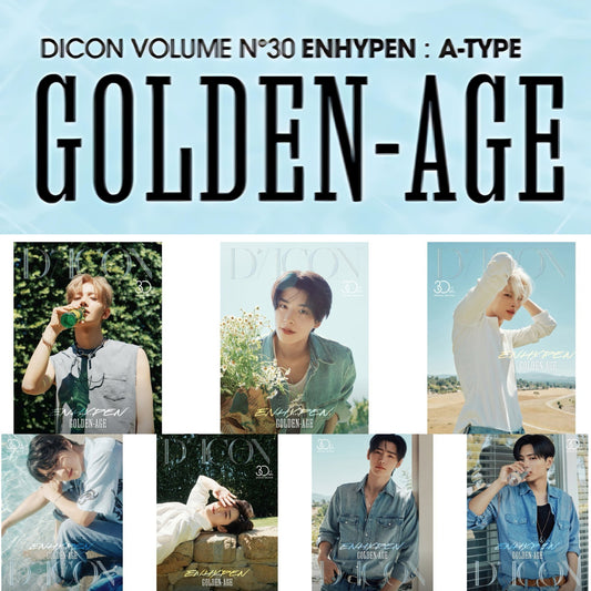 [PRE-ORDER] ENHYPEN - A-TYPE DICON VOLUME Nº30 SPECIAL EDITION ENHYPEN 'GOLDEN AGE' + Photocard POB