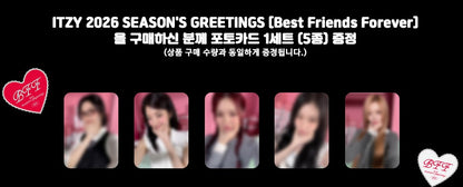 [PRE-ORDER] ITZY - 2026 SEASON'S GREETINGS 'Best Friends Forever' + Photocard Set POB