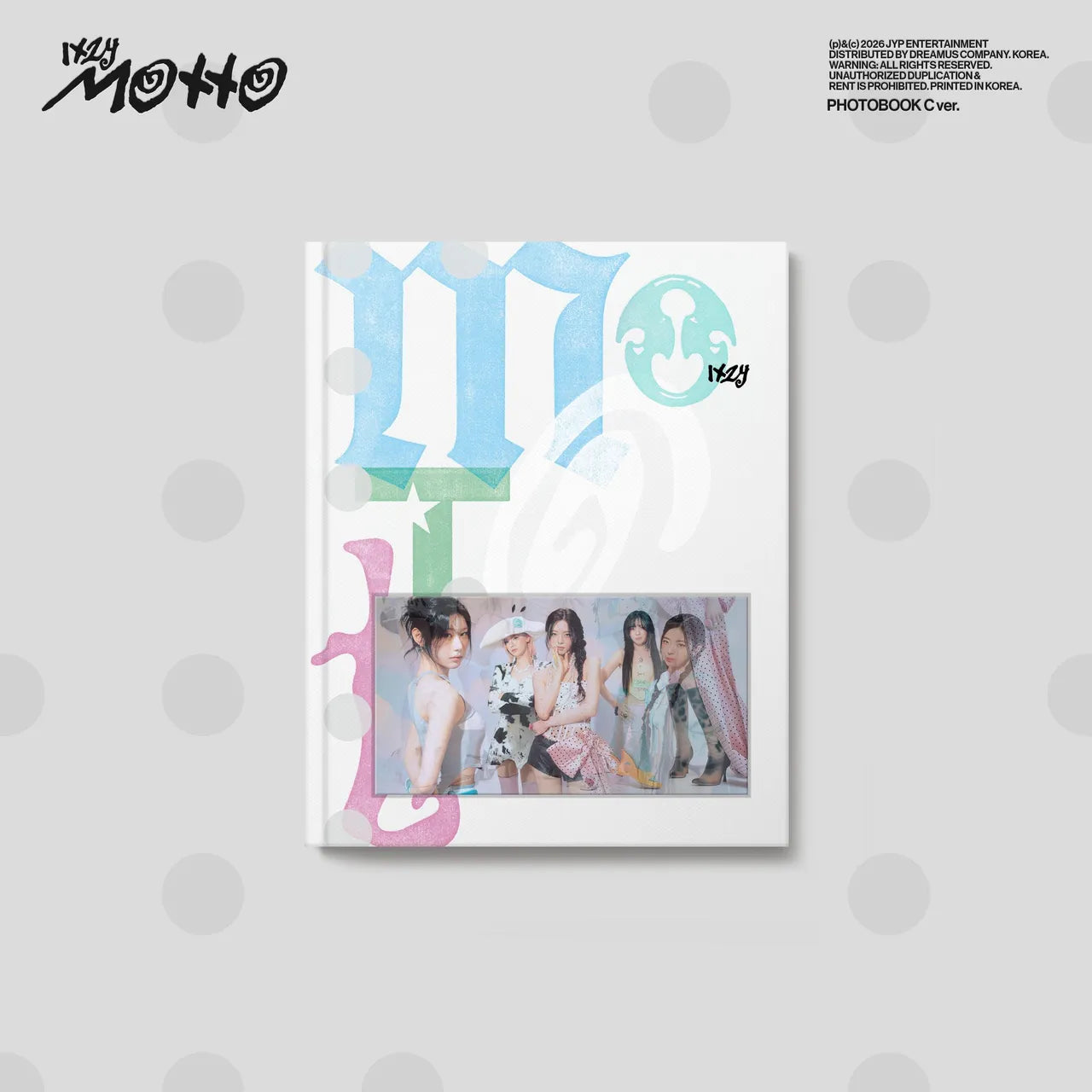 ITZY - 12th Mini Album 'Motto' (Photobook ver.) + MAKESTAR Photocard POB